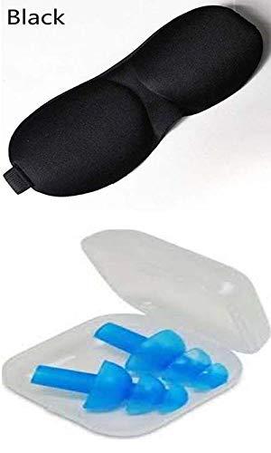 G-TRADE G-TRADE 100% New Best For Travel Earplug & New Eye Mask Soft Silicone Noise Reduction Ear Plugs and Eye Mask for Sleeping, Meditation, Swimming