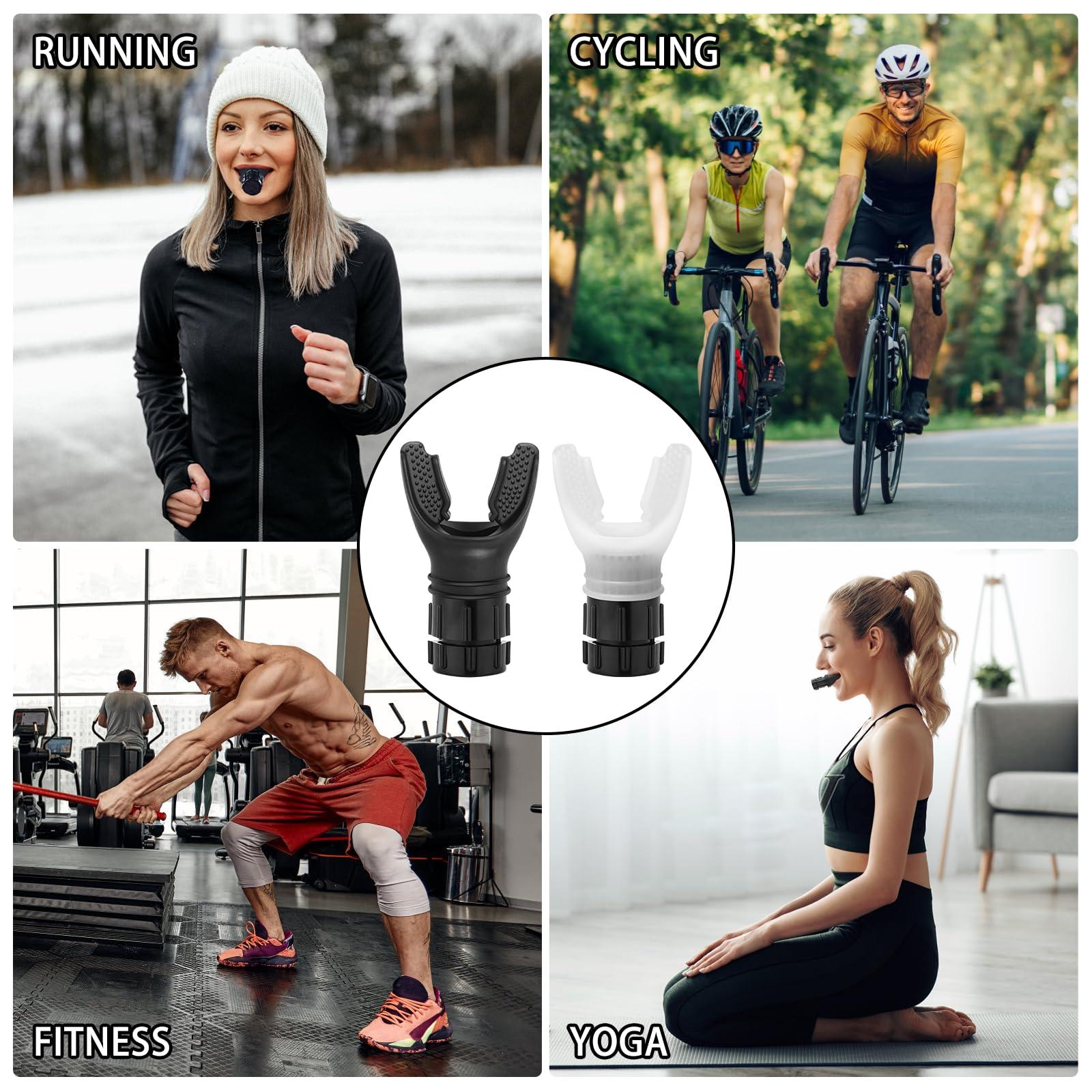 Generic Worldcare Lung Capacity Training Device, Adjustable Resistance Lung Exerciser & Expander for Enhanced Vital Capacity, Breathing Fitness Device | Black