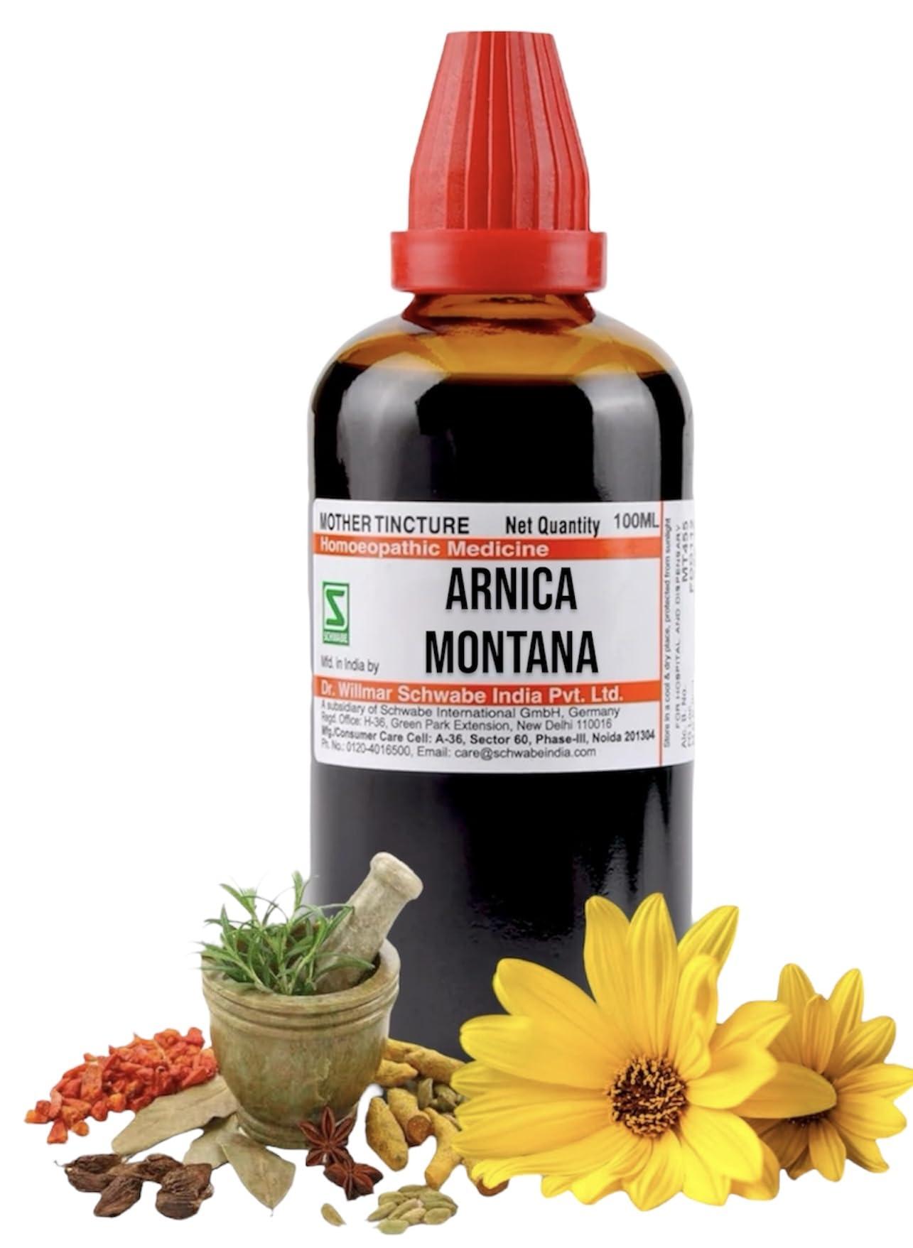 HOMOCOS Med-24 Schwabe Arnica Montana Mother Tincture Q 100ml - Orignal_Extract Homeopathy
