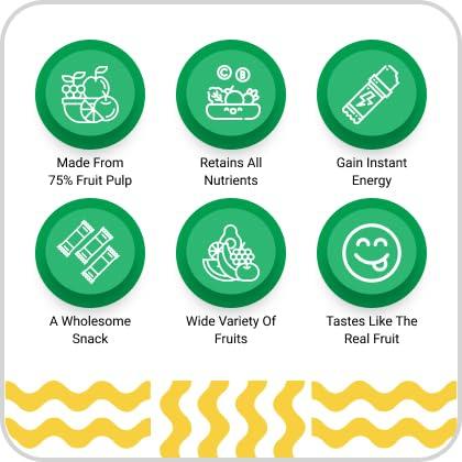 Naturo Naturo Assorted Fruit Bars Gift Box (Green) | Pack of 5 Gift Boxes (20 Fruit Bars per box) | Mango + Apple + Guava + Raw Mango + Mixed Fruit | No Preservatives, Artificial Colour or Flavours