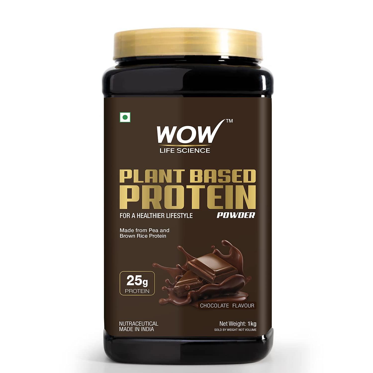WOW Life Science WOW Life Science Plant Protein Powder - Chocolate Flavour – For a healthier lifestyle – 1kg