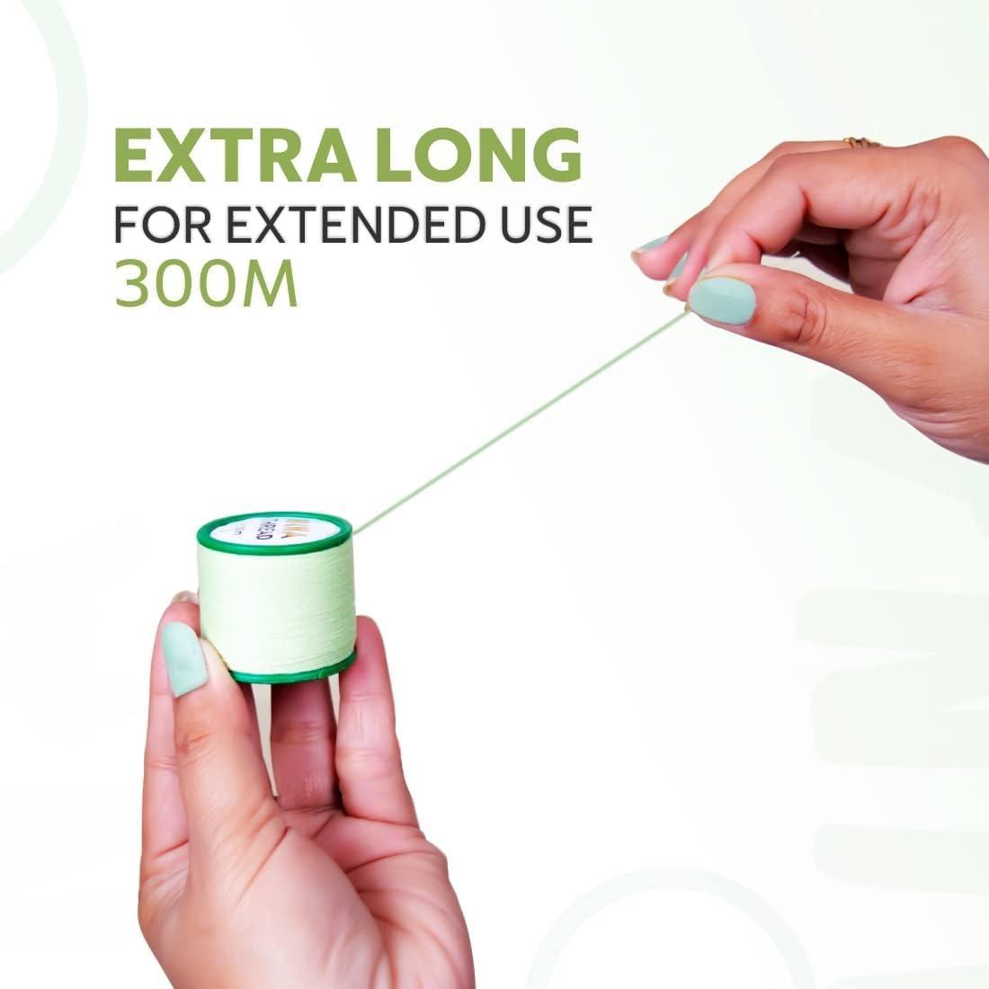 MEETO MEETO THREADING THREAD Organic Eyebrow Hair Remover Cotton Threading Facial Hair Remover eyebrow makeup acial dermaplaning hair removal epilator tool (RANDOM)