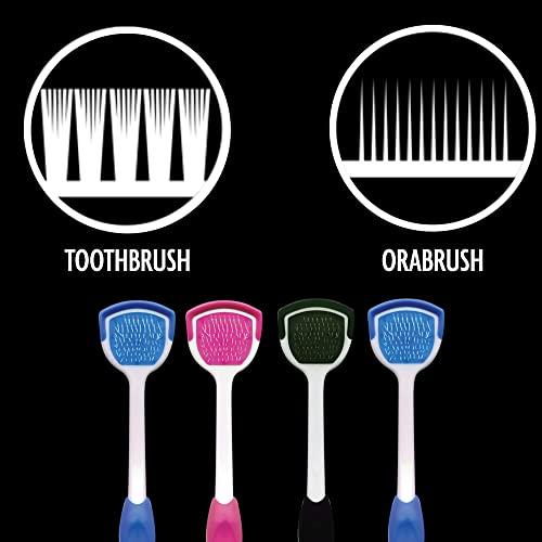 Orabrush Orabrush Ultra Soft Bristles Tongue Cleaners, 2 Count