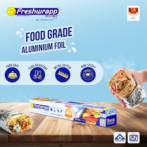 HINDALCO Freshwrapp 18 m Standard Aluminium Foil
