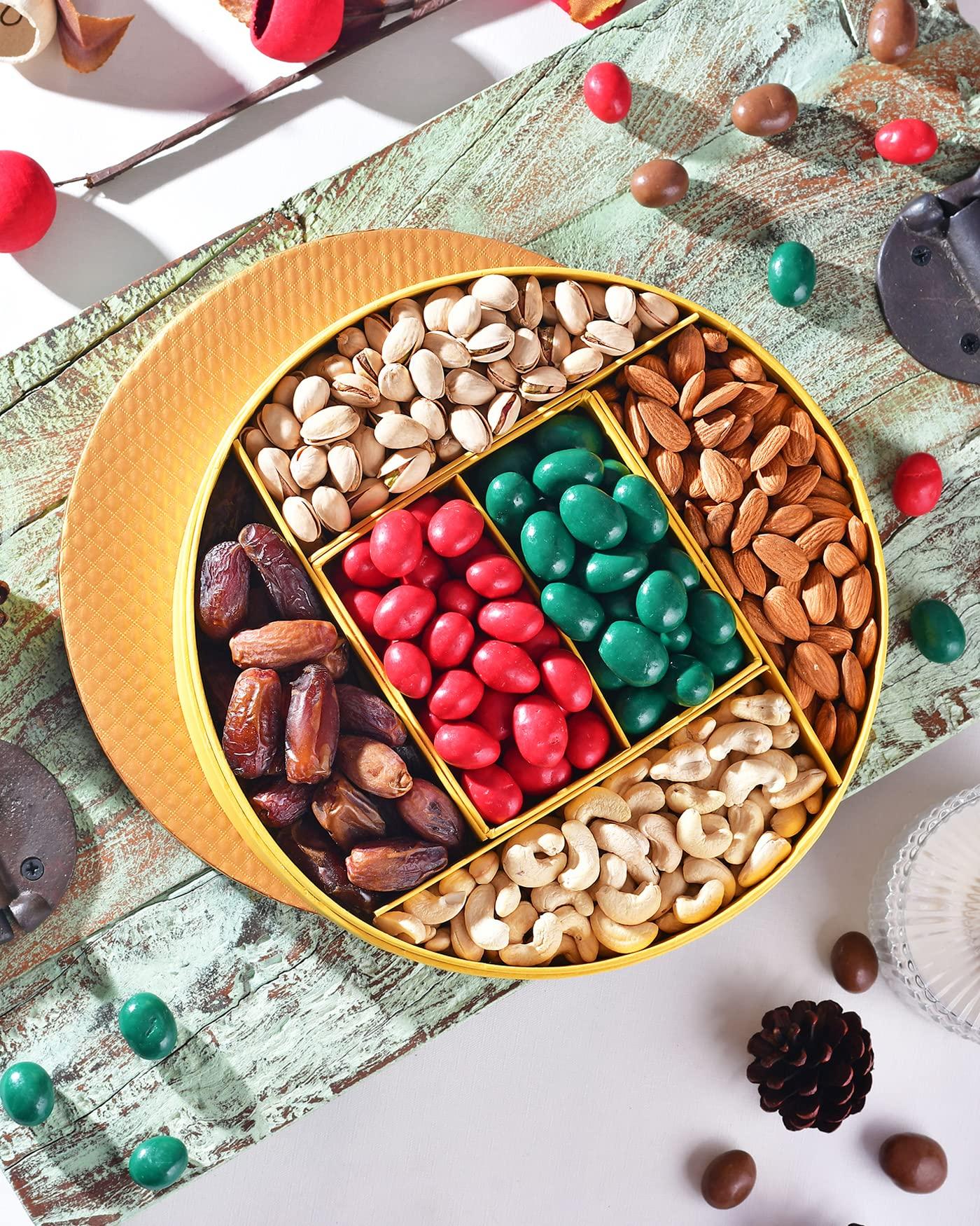 HYPERFOODS Hyperfoods New Year Gift Happy New Year Gift Christmas Gifts For Kids Christmas Gift For Family & Friends Christmas Gift Box Christmas Gifts Mint Strawberry Dragees Almondnuts Cashewnut