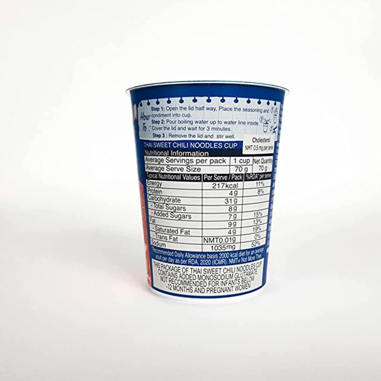 Blue Dragon Blue Dragon Instant Cup Noodle Thai Sweet Chili 70 g