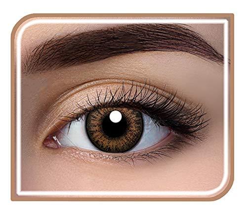 Aryan Aryan Quaterly (3 Month) Zero Power Colour Contact Lens (Pack Of 2 Lenses, CharmingHazel)