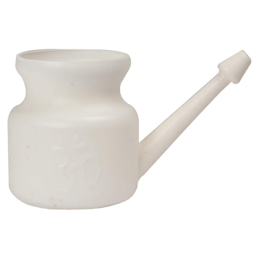 Yoga Store Wala Yoga Store Wala Jal Neti Pot with Rubber Neti (540 ML White)