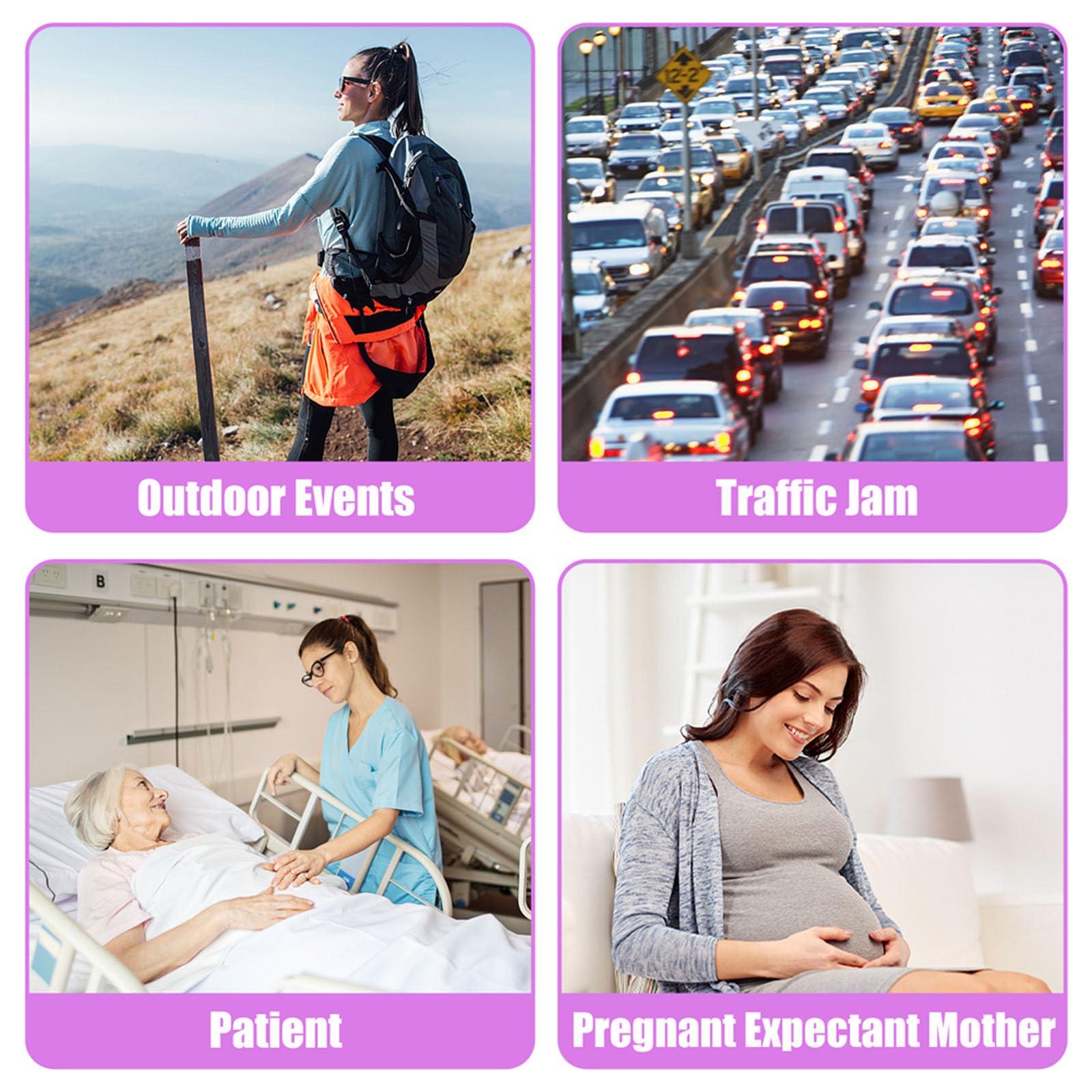 HAKDAY TFW Portable Female Women Urinal Camping Travel Toilet Device 4PCS,Purple