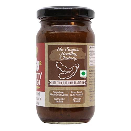 NUTTY YOGI Nutty Yogi Saunth Imli Khajur Chutney | 250 gm | IMLI Chutney | Sweet Tamarind Chutney with Jaggery | Use for Chaat Dressing |No Added Sugar | Made with Jaggery and Freshly Ground Spices