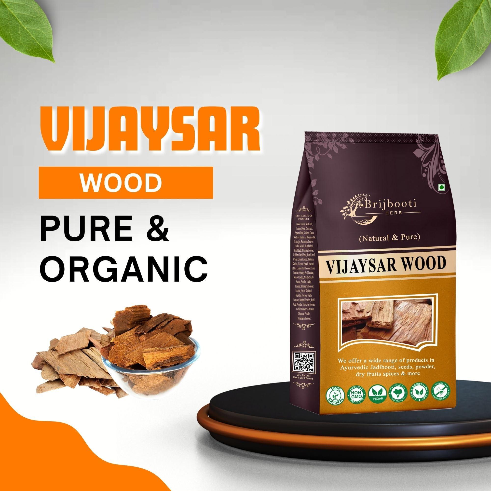 BIRJU MAHAVIR Birju Mahavir Vijaysar Bark- Indian Kino - Pterocarpus Marsupium Bark 400 Gr, (Model: BMKB-151)