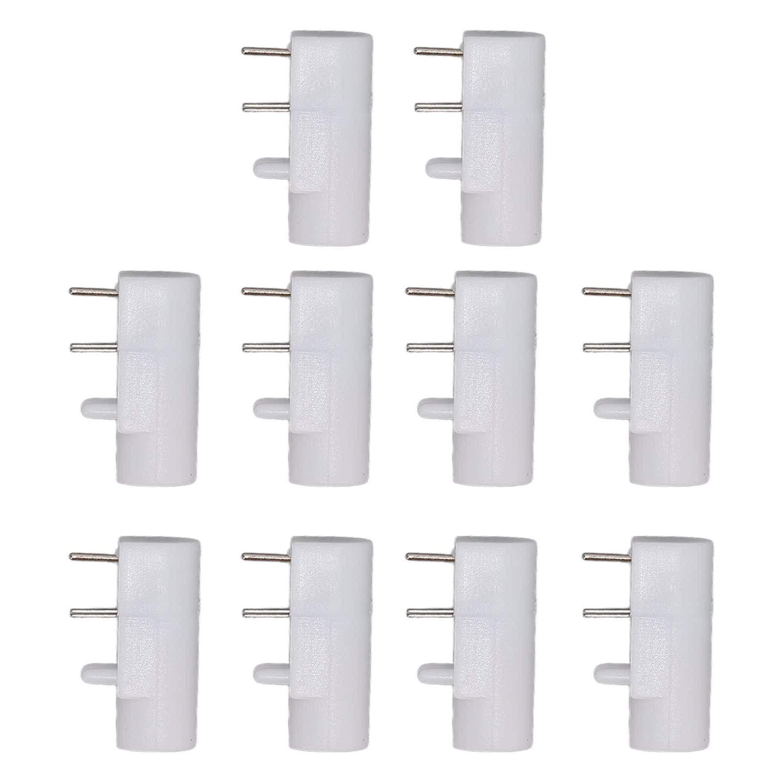 Nunafey Electrode Machine Socket, Potable 2.35 Safety 10pcs Small Size TENS Machine Socket for Home Salon Use