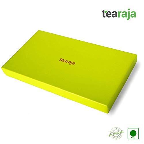 Tearaja Tearaja AURORA Green Tea Gift Box | 10 Test Tubes with Speciality Tea | Herbal Tea Gift | Corporate Gift | Tea Gift | Herbal Tea Gift Pack | New Year Gift | Gifts for Employees | Valentine's Day Gift
