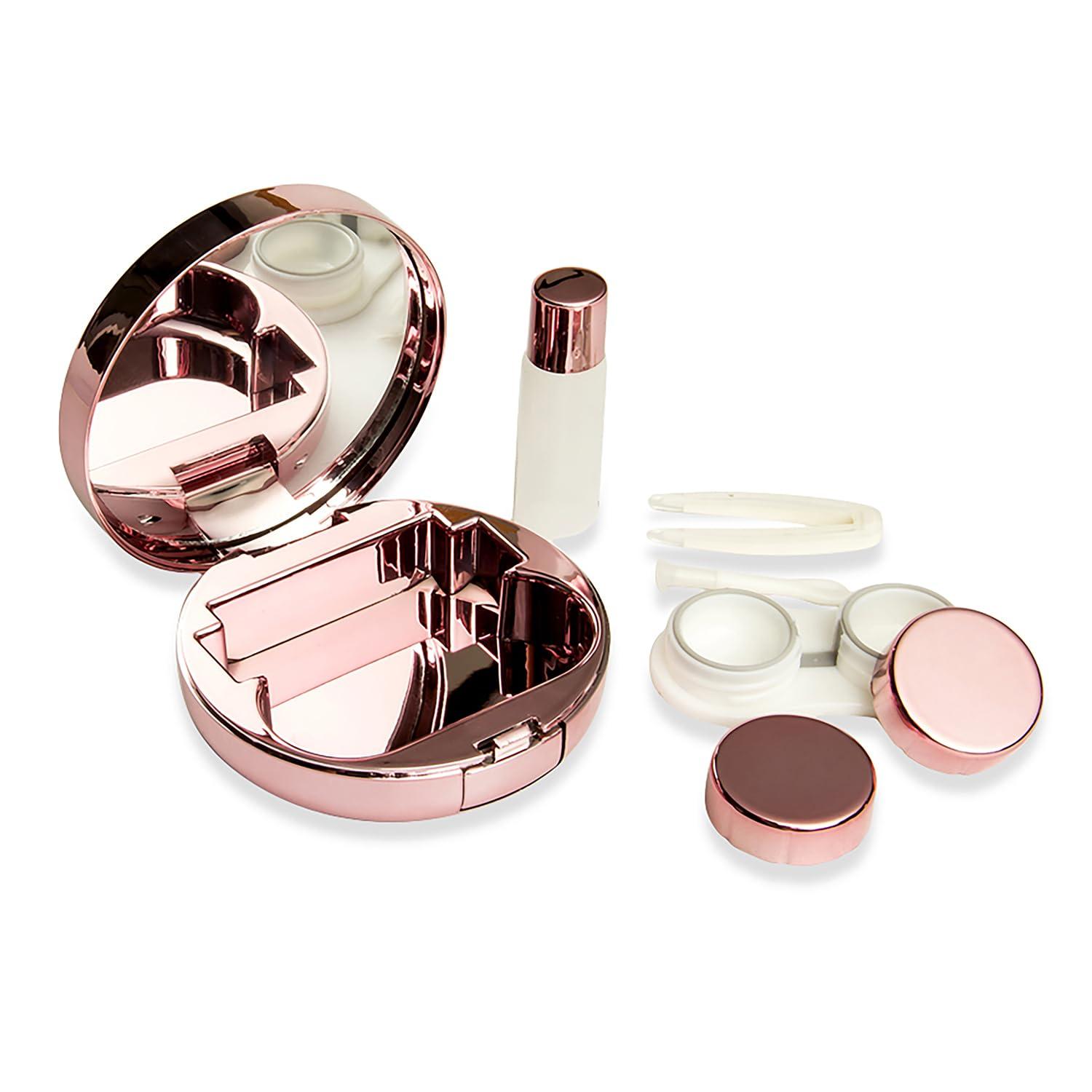 AQUALENS CONTACT LENSES Aqualens Pink K1925 Contact Lens Designer Case