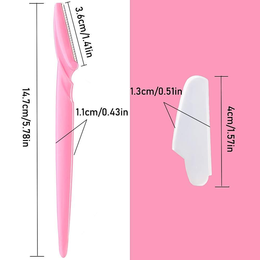 CHEM-AB ENTEREPIRSE CHEM-AB ENTEREPIRSE Eyebrow Razor Precision Sharpness for Trimming and Shaping Eyebrows - Multipurpose Exfoliating Face Razor and Under Arms and Under Leg Razor