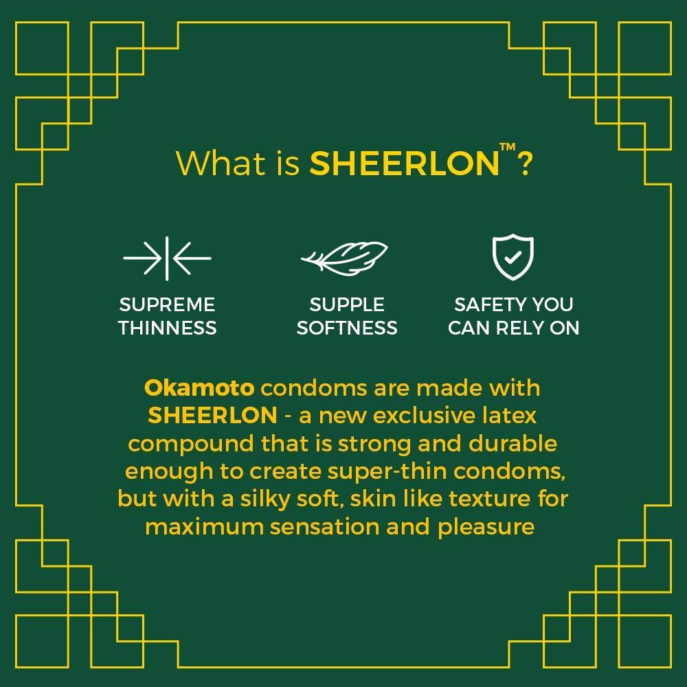 OKAMOTO Okamoto Harmony Condom | Extra Dotted Condoms for Men | Contoured Dotted Condoms for Extra Simulation | (2 x 10s)