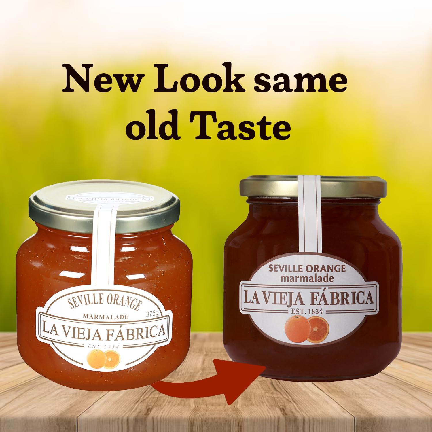 La Vieja Fabrica La Vieja Fabrica Jam Combo Pack of Strawberry jam 350g and Orange jam 365g