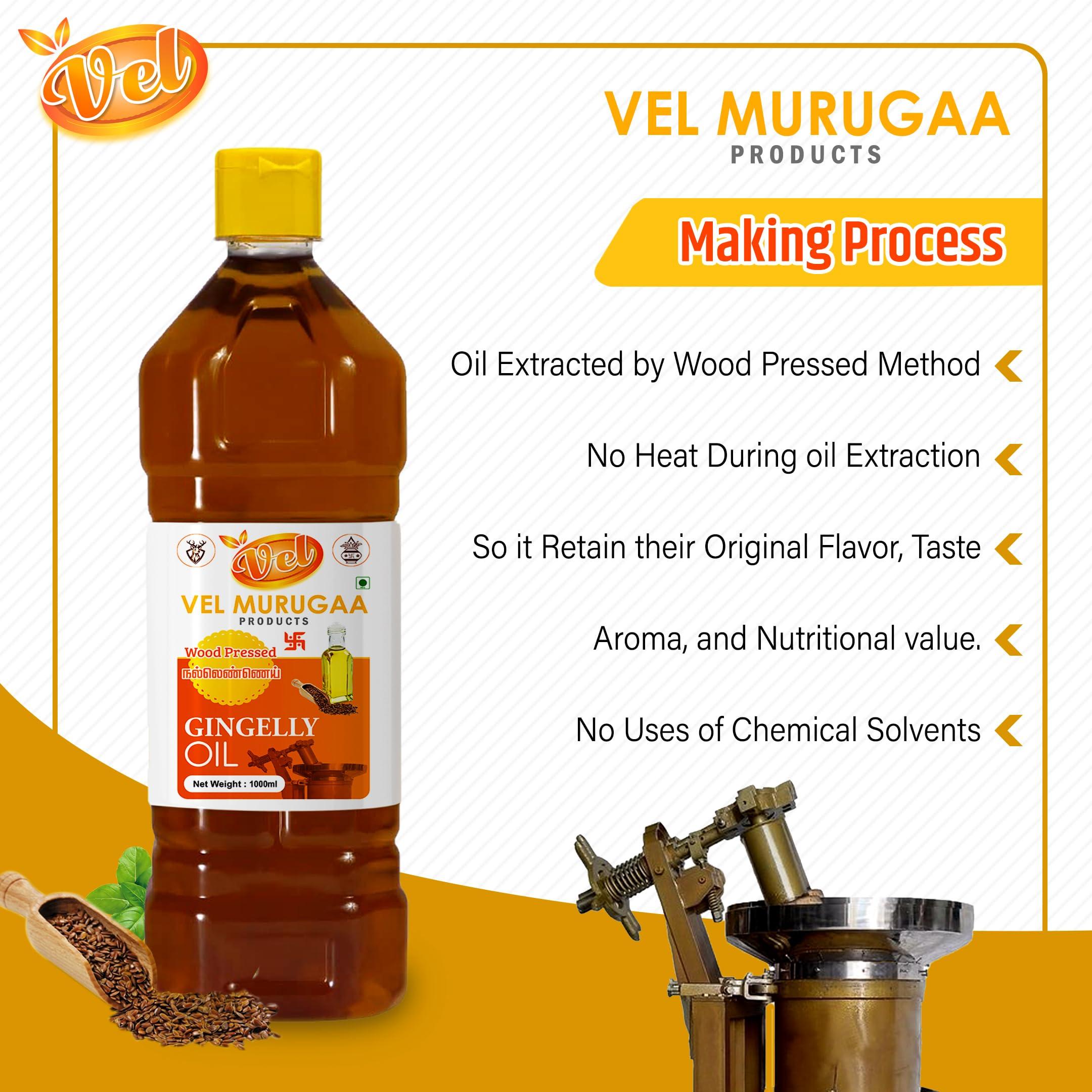 Generic Vel Wood Pressed sesame oil 1 ltr