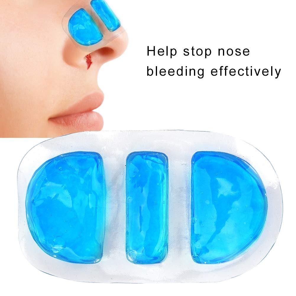 Focket Focket Reusable Gel Ice Packs for Nose, Portable Exclusive Nose Cold Gel Ice Pack Cold Compress, Natural Safe Cooling Refreshing Cold Ice Pack, Extremely Durable and Strong Seals for Injuries