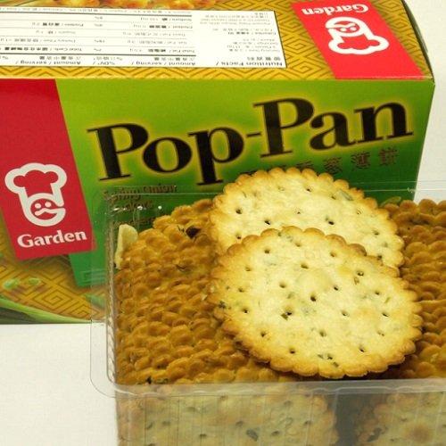 Garden Garden Pop-Pan Spring Onion Crackers, 200g,Green,0985