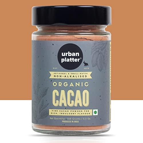urban platter Urban Platter Non-Alkalized Organic Cacao Powder, 100g