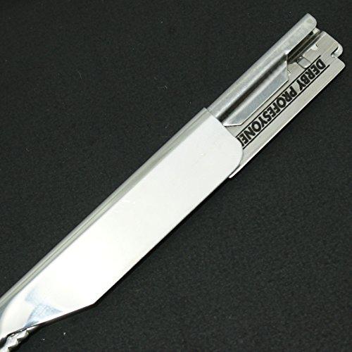 MacRazors+Products Professional Barber Straight Edge Barber Razors Macs Brand-50-01 (White Handle Razors)