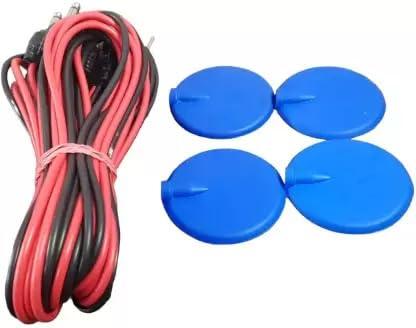 PHYSIOACTIONWORLD Meditak 2 Channel Tens wire With pad Electrodes Tens Unit Electrotherapy Device (TENS WIRE & PAD)