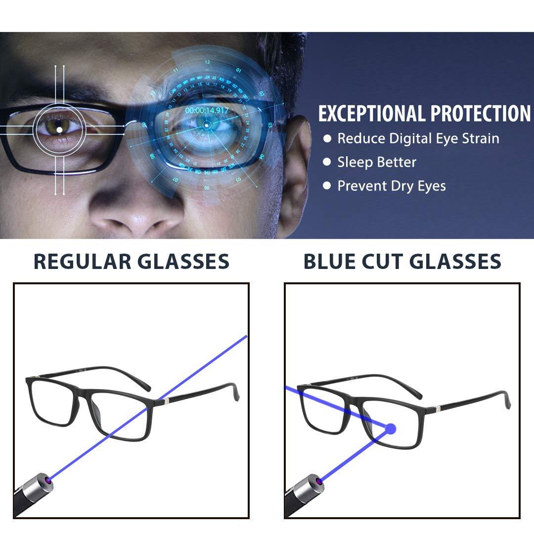 Optify Optify Premium Blue Ray Cut Antiglare Power Reading Glasses For Men And Women(+2.50)