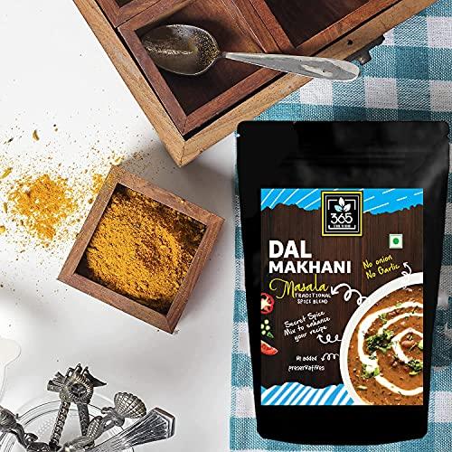 365 STORE TO DOOR 365 STORE TO DOOR Indian Spice – Jain Dal Makhani Masala, 250 gm | Homemade Powdered | for Healthy Cooking | Ready to use | All Seasonings Spices | Pure & Hygiene | Spice Mix – Pack of 1