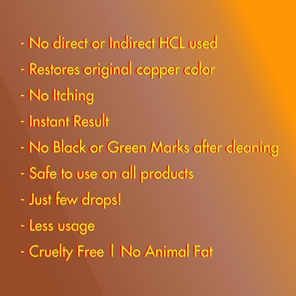 DOT Homecare Products DOT CABS - Copper Aluminium, Brass, Stainless Steel, Silver Cleaner | Instant clean, No Itchiness, No Black Marks, Shine lasts upto 20 days (400ml)