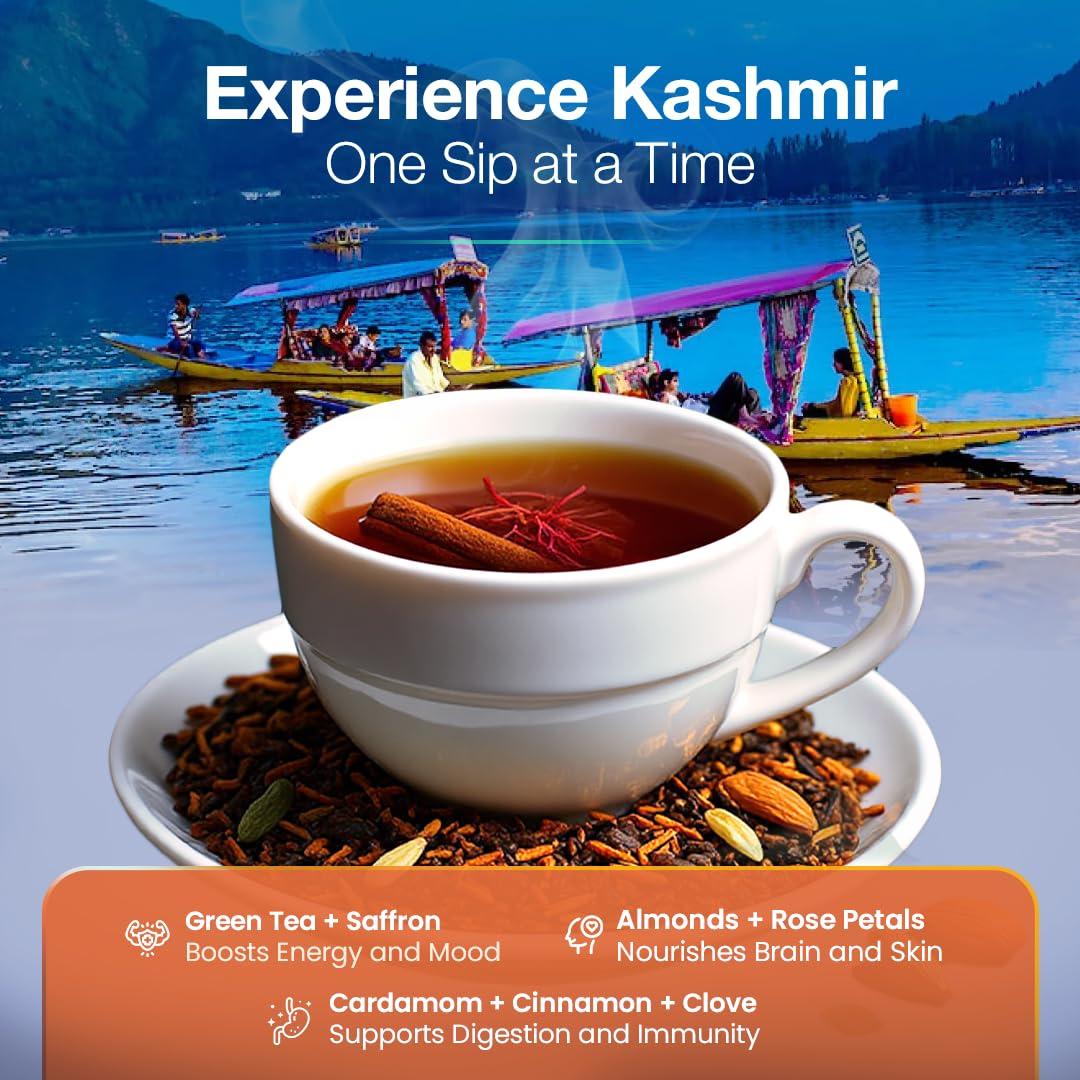 Goodwyn Goodwyn Kashmiri Kahwa Green Tea, A Supreme Blend of Green Tea and Indian Spices, 100 Grams