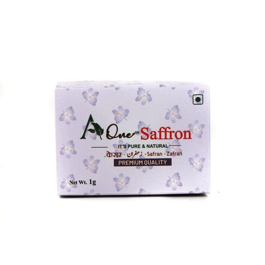 A One AOne\'s Pure & Natural Premium Saffron Threads | 1g (Pack of 5)