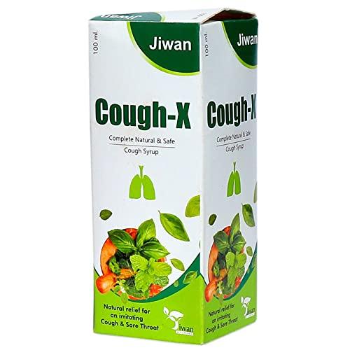 JIWAN AYURVED Ayurvedic Cough-X Syrup (Cough & Sore Throat) 100 ml.