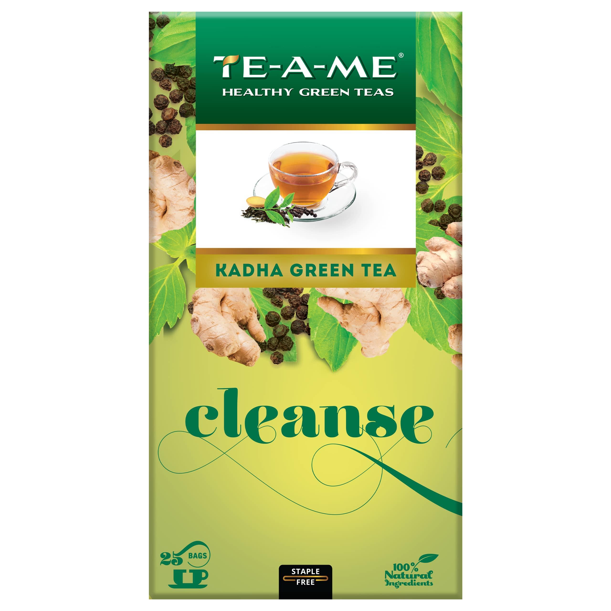 TE-A-ME TE-A-ME Detox Kadha Green Tea Bags 25 pcs | Green Tea | Green Tea Bags