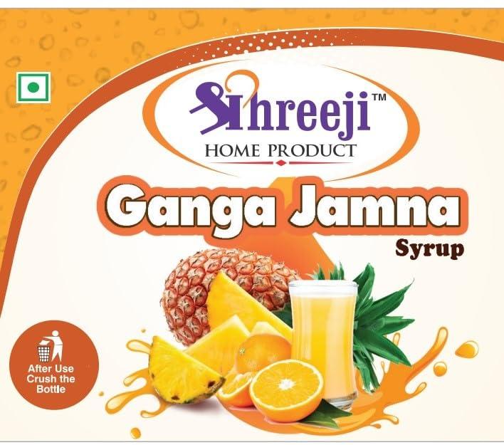 SHREEJI SHREEJI Ganga Gamna Syrup Mix with Water for Making Juice Pet Bottle, 750