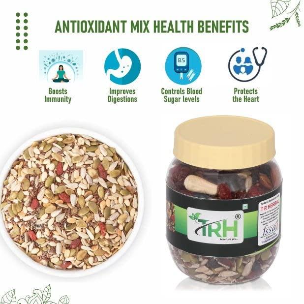 TRH TRH Mixed Nuts, Seeds and Berries - Organic Trail Mix | Dry Fruit Nutmix with Seeds, Berries for Eating | 20+ Varieties like Almonds, Cashews, Cranberries, Pumpkin Seeds (1400 gm)