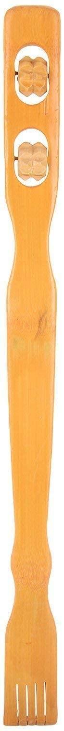 YAMKAY YAMKAY Wooden Back Scratcher Itcher Back Itching Stick with Double ball Massager Pack OF 1
