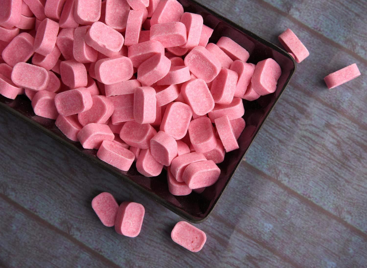 Lemor Lemor Fruit Candy Sugar Candy Rose Mint Flavored Sugar Boiled Candy for Kids and adults (330 gms, 165 gm x 2 Jars) Mint Candy For Kids And Adults, Khatti Mithi Goli