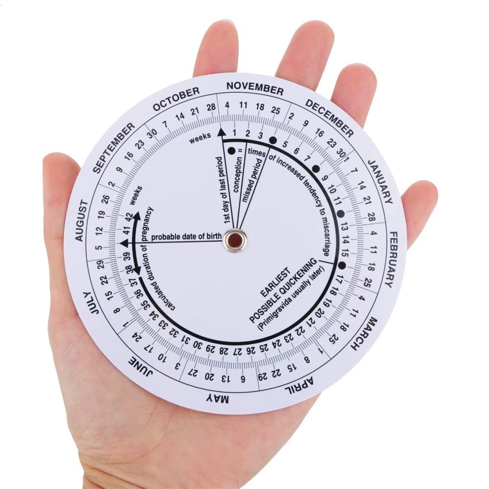 DQITJ 2 Pcs Pregnancy Wheel, Pregnant Due Date Calculator