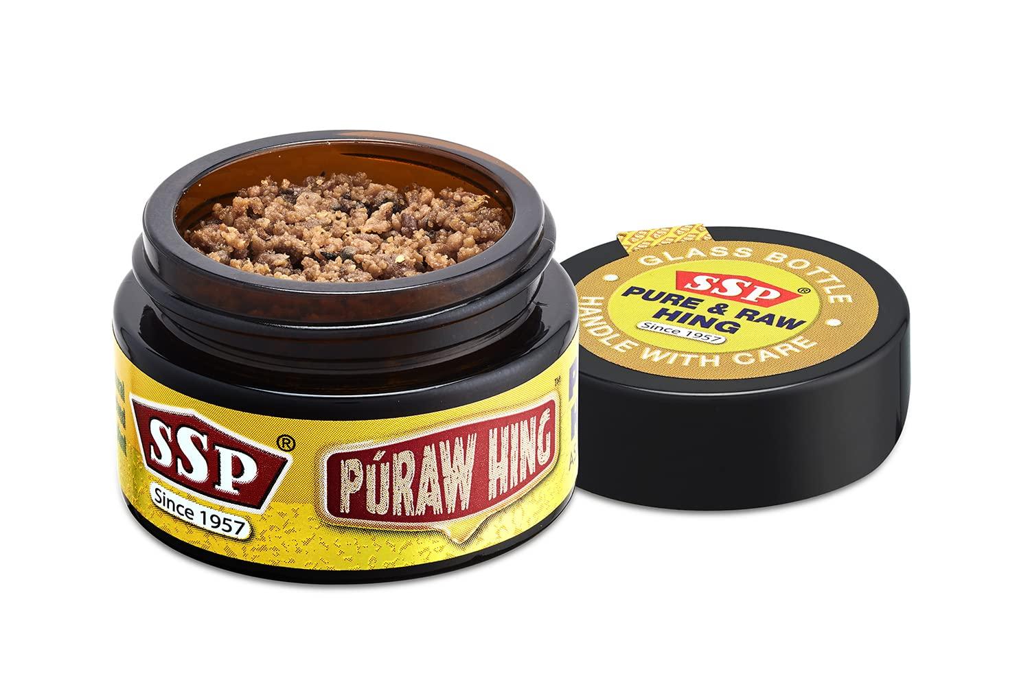 SSP ASAFOETIDA PURAW - PURE ASAFOETIDA 10g (PURE HING - ZERO Additives)