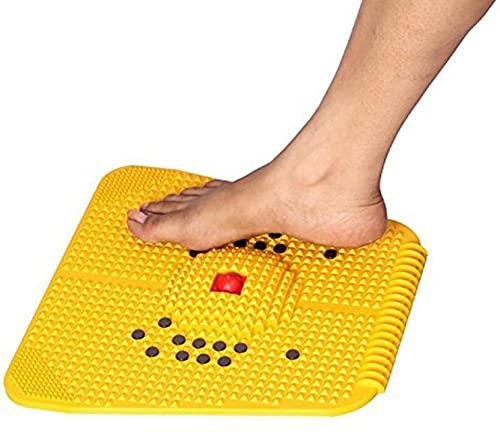 ZURU BUNCH ZURU BUNCH® Blood Circulation Massager Mat | Acupressure Reflexology Magnetic Pyramidal Therapy Power | Pain Relief Energy Foot Health Mat