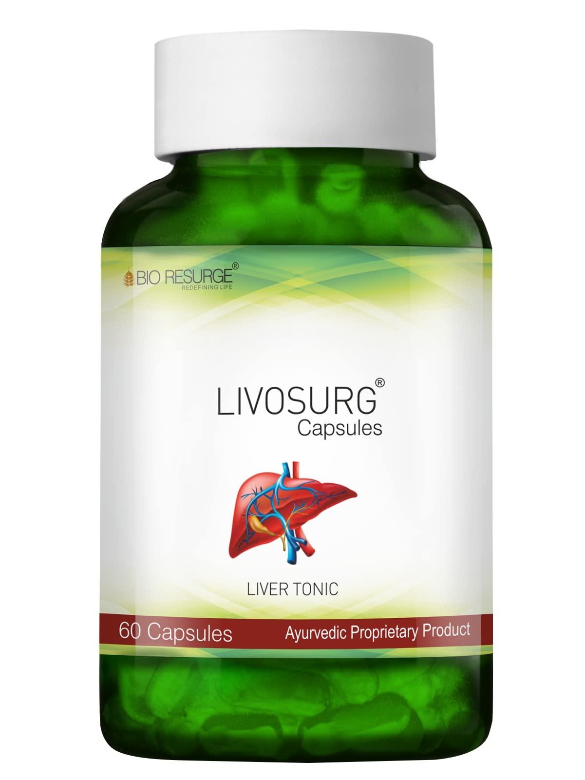 BIO RESURGE LIFE Bio Resurge Liver Detox Milk Thristle tablet for men & Women | Liver Support Ayurvedic Medicine | Fatty liver (Capsule)