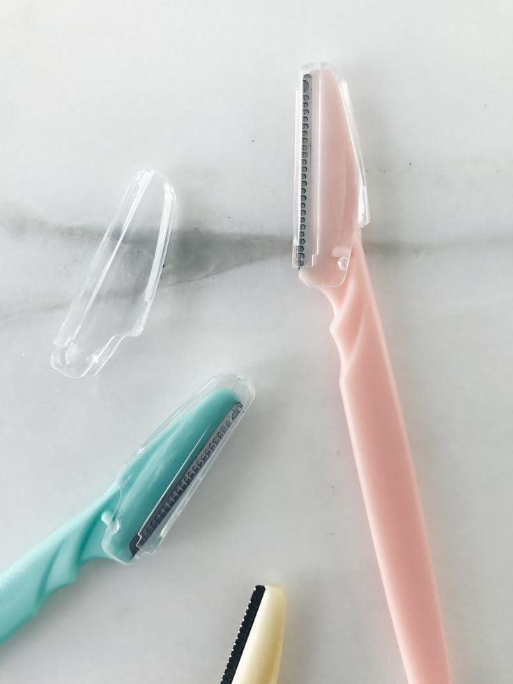 Generic TRILOKA Face & Eybrow Razor Trimmer for Womens & Girls Pack of 3 Reusable Easy to Clean for Touch Up