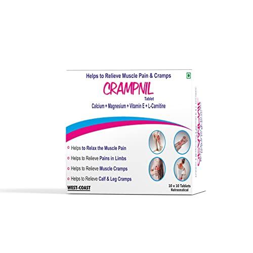 WEST-COAST WEST-COAST Crampnil Tablets helps to relieve muscle pain, joint pain & cramps