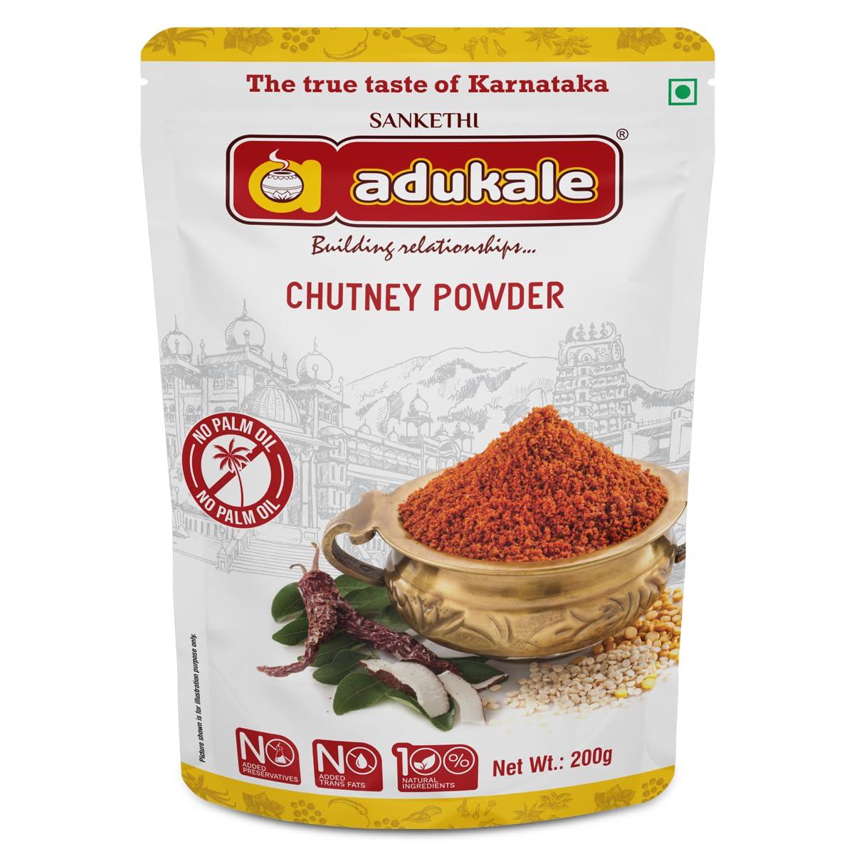 Adukale adukale Chutney Powder, 200g