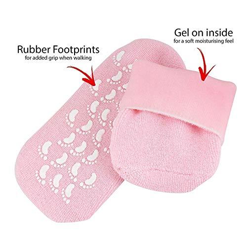 DMB STORE DMB STORE Silicon Socks Heel for Crack Spa Gel Socks for Women and Men, Feet Protector Crack Heel Repair Socks with Moisturizing Natural Oil and Vitamin E - Repair Dry Cracked Feet