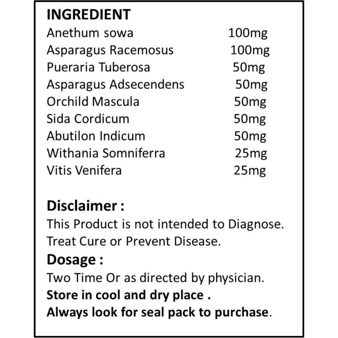 Generic Hindustan Herbal | Speed Growth | Height Increase | Growth Body Strength | Capsule | 30 No | Pack of 1