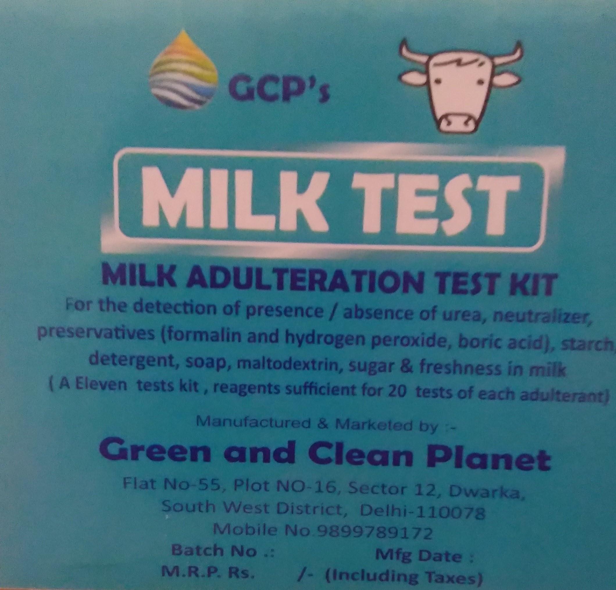 Generic GCP\'s Milk Adulteration Test Kit - A Eleven Tests Kit - 20 Tests of Each Adulterant.