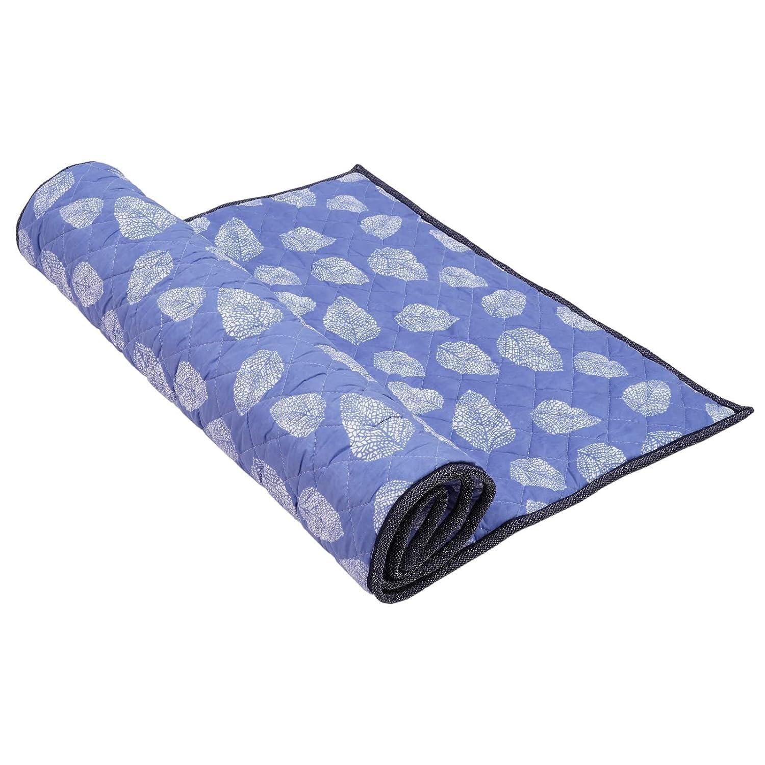 Magnowell Magnowell Bio Magnetic Mattress Pad | 3 x 6 Ft | Comes with 1 Pillow | Water Bottle Cover/Bio Magnetic Water Energy Pad | Bio Magnettic Hand Bracelet Combo for Deep Sleep and Pain Relief | Sky Blue