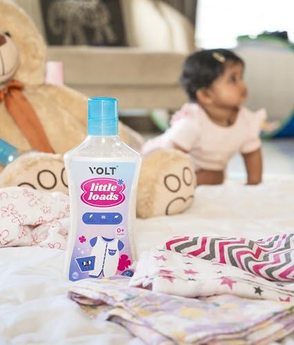 VOLT VOLT Home Baby Safe Bio Laundry Detergent Powder - 1 KG (Fragrance Free) Biodegradable | Eco- Friendly Tough On Stains Front And Top Load Washing Chemical Free | Multi Enzyme | Unscented